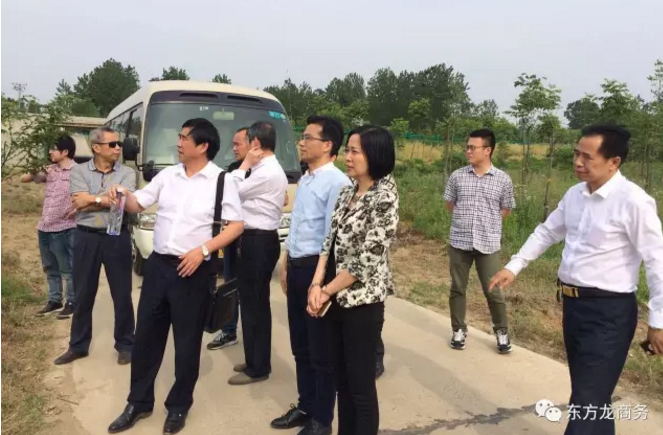 陪同通用航空投資選址項目方考察安徽天長市，簽訂百億項目投資意向協議