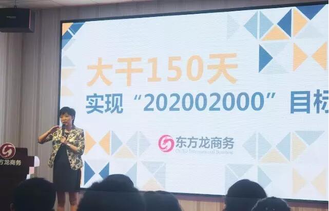 東方龍商務(wù)舉行大干150天,實現(xiàn)“20·200·2000”目標誓師大會暨八月工作總結(jié)表彰會 東方龍商務(wù)舉行大干150天,實現(xiàn)“20·200·2000”目標誓師大會暨八月工作總結(jié)表彰會
