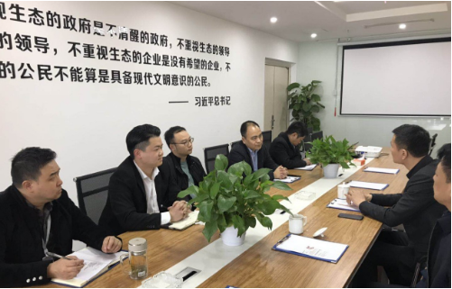 陪同政府園區(qū)赴天然吸附新材料投資選址項(xiàng)目方對(duì)接考察，對(duì)接成效獲政府雙方認(rèn)可